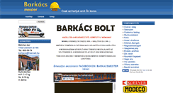 Desktop Screenshot of barkacsmester.hu