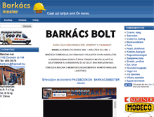 Tablet Screenshot of barkacsmester.hu